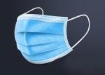 Flu - Proof Disposable Ear Hook Medical Mask Blue And White Smooth Breathing