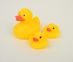 Wholesale Cute Floating Bath Mini Rubber Ducks Family With Two Baby Duckies Water Resistant from china suppliers