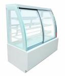 Round Cake Display Freezer 3 Layers Shelf Inside Bright LED Lighting