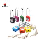 BOSHI High Quality Nylon PA Body 76Mm Long Steel Shackle Safety Padlock
