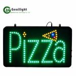 Rechargeable Battery Powered 12V Custom Pizza Neon Sign CE ROHS LVD Certified