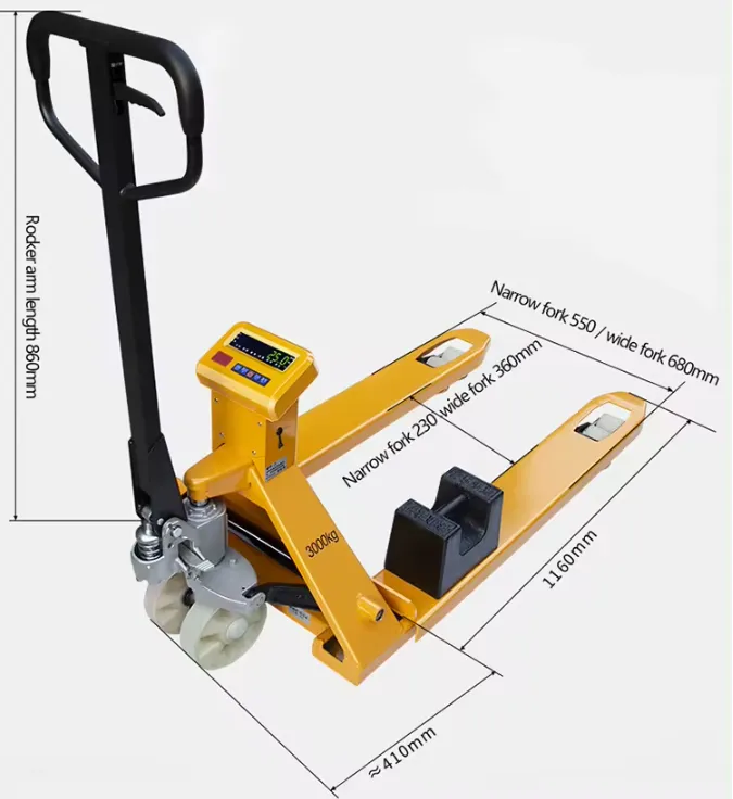 Forklift dimension - Truckmass Tech. 2.5T Digital Forklift Weighing Scales with Built In Printer