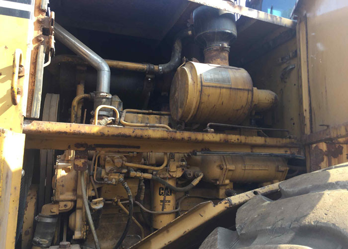 Front Discharge Used CAT Wheel Loader 966F2 Original Made In Japan