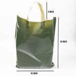 Custom Own Logo Printing Cheap Gift Plastic Die Cut Hdpe Shopping Bag