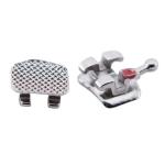 Bondable Stainless Steel Metal Orthodontic Bracket Crystal Sapphire Braces ALS