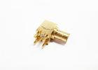 Wholesale Gold Plated RF Coaxial Connectors , Male Plug SMB RF Connector PCB Mount Board from china suppliers