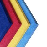 Iso9001fireproof 24mm Acoustic Polyester Fiber Sheets Board