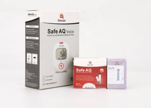 Wholesale Alternate Site Testing Glucose Meters Monitors 0.6ul Blood Volume With Voice Remainder from china suppliers