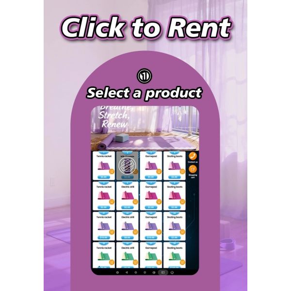 Locker Vending Machine | Yoga Mat & Gym Gear Rental System
