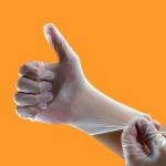Protective vinyl gloves, pvc medical gloves, glove pvc material pvc