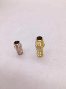 China Quick Connect NPT Thread Brass Barb Hose Adapter Size 1/4 Inch on sale