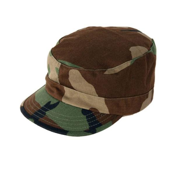 Cotton Polyester BDU Patrol Cap Military Camo Hats With Strong Single Ply