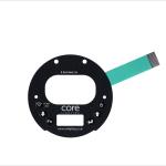 Flexible FPC Capacitive Membrane Switch Graphic Overlay Embedded LED