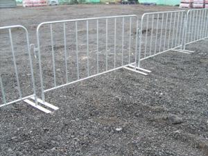 Wholesale Electric Galvanized Temporary Fencing Crowd Control Barriers Metal Pedestrian Barriers from china suppliers