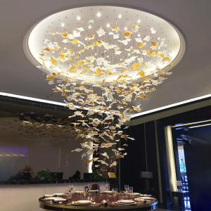 Wholesale ODM Maple Leaf Chandelier Anti Glare Customized Pendant Lamp from china suppliers