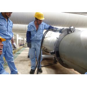 Buy cheap 5.5 KW Hydraulic Pipe Cutting And Beveling Machine , Pipe Cutter And Beveler from wholesalers