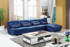 Wholesale home leather corner sofa furniture made in China from china suppliers