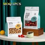 Wholesale Square Bottom Bag Matte Printing Zipper Aluminum Foil Flat With Logo