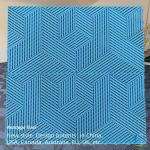 Blue Flexible Garage Floor Tiles 3D Interlocking Garage Floor Mats