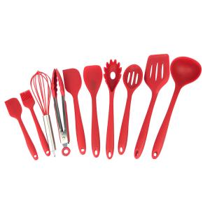 Wholesale BPA Free Non Stick Cooking Baking 10 Pieces Set Silicone Kitchen Utensils Set from china suppliers