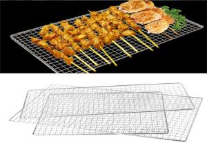 Wholesale Single Layer Barbecue Stainless Crimped Wire Mesh Square Hole Rectangle Shape from china suppliers
