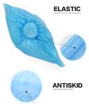 Soft Disposable Plastic Shoe Covers / Protective Shoe Covers Non - Shedding