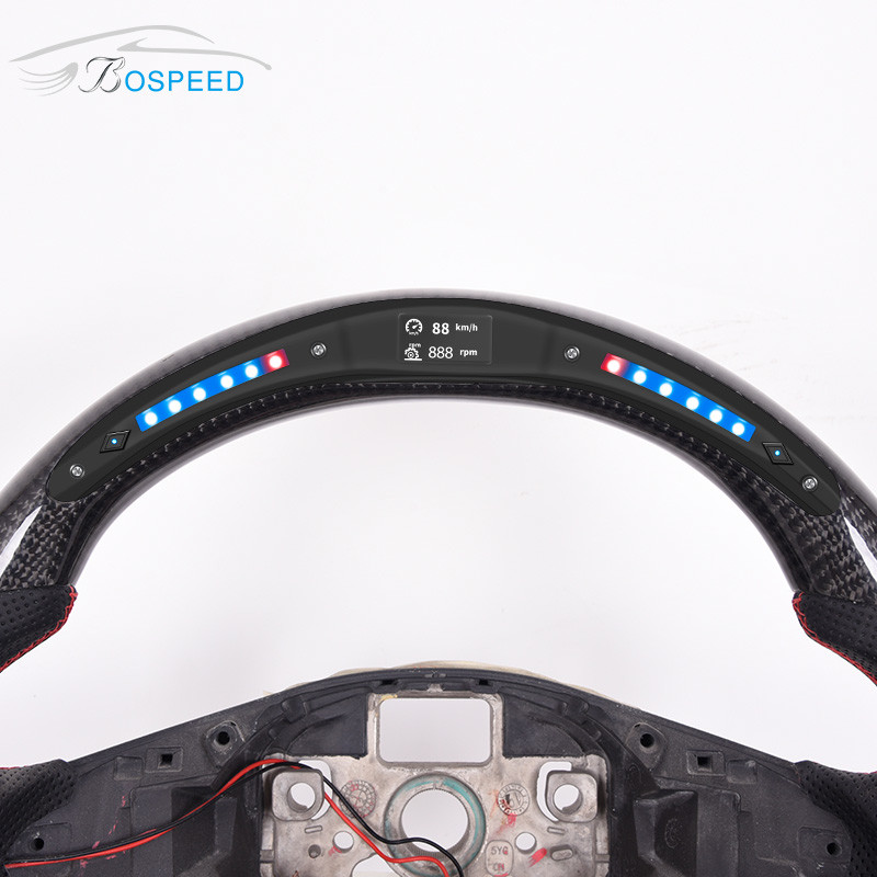 Customized Mk6 Volkswagen Carbon Fiber Steering Wheel OEM Car Refitting