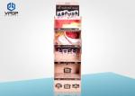 Advertising POP Corrugated Retail Store Drinking/ Food Shelf Display Stand