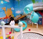 Commercial Indoor Playground Equipment With Donut Slide Soft Play Center