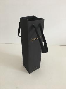 Wholesale Custom wholesale printing personalized wine glass gift paper bags with handles from china suppliers
