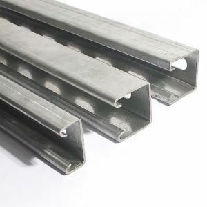Wholesale Lightweight Anodized Silver Metal Slotted Channel 1-3mm Aluminum C Shaped Steel Channel from china suppliers