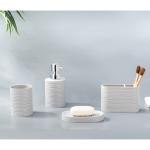 plastic Bathroom Accessories Set Foam Dispenser Soap Dispenser Toothbrush Holder