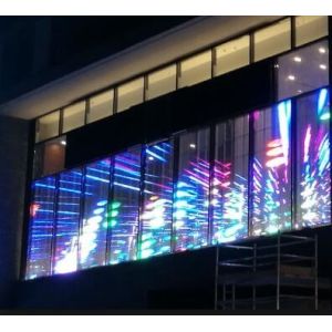 Buy cheap Video Display 14bit 4800Hz Transparent Glass LED Display from wholesalers