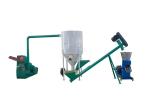 Small Cattle Feed Pellet Production Line Compact Structure For Livestock Farms