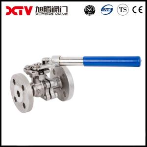Wholesale CE/SGS/ISO9001 Approved and Xtv Stainless Steel Spring Return Handle Flange Ball Valve from china suppliers
