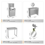 Retail Display Table Grey Wooden Experience Table For Trendy Display Furniture