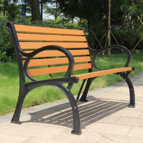 Bao Tuo outdoor thickening of cast iron park chairs lounge chairs red 1.25