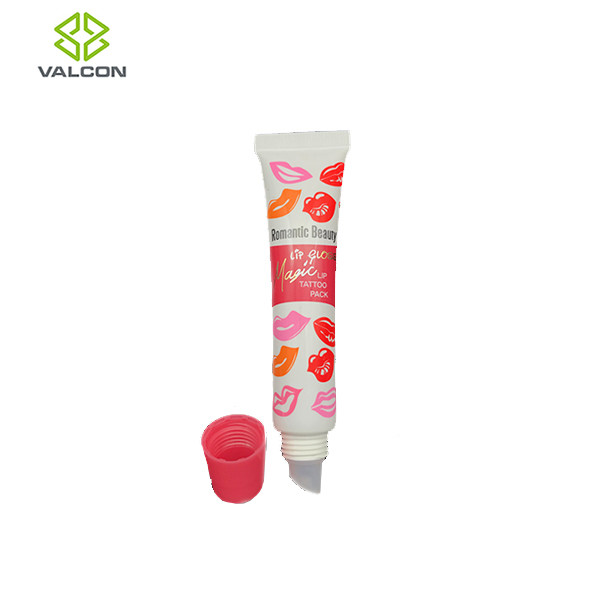 PE Plastic Empty Lip Balm Tubes Diameter 19 MM Conjoined Body Nozzle Tip