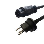 S Certified Swiss Waterproof Plug IP55 AC Power Cord with Betteri BC01 IP68
