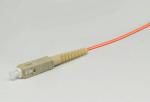 SC 4.0mm Boot Fiber Pigtails Patch Cords SM/MM UPC/APC For Telecom Network