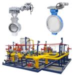 Pressure / Flow Control Skid Samson LTR 43 Butterfly Valves And Auma Electric