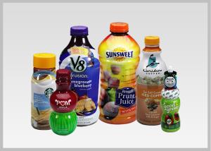 Wholesale PET Drink Bottle Labels , Recyclable Heat Shrink Wrapping Film For Packaging 30mic To 50mic Thickness from china suppliers