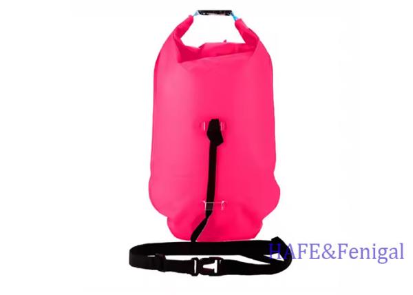 Highly Visible Lightweight Swim Safety Buoy Inflatable Floating Dry Bag Tow