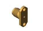 Millimeter Wave Connectors 2 Holes Flange Panel Connectors Female 2.92mm