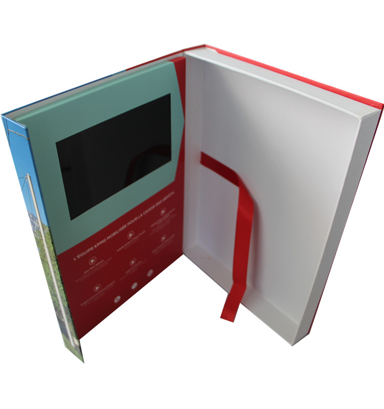 direct mail video player LCD video brochue video presentation box with 4.5/5/7/10.1 inch HD screen