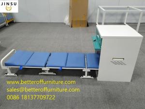 Wholesale New Design Folding Bed Single Person Carrying 200kg With 6pcs Cushion PU Surface L2100XW530XH190mm from china suppliers