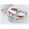 Buy cheap plait leather bracelet from wholesalers