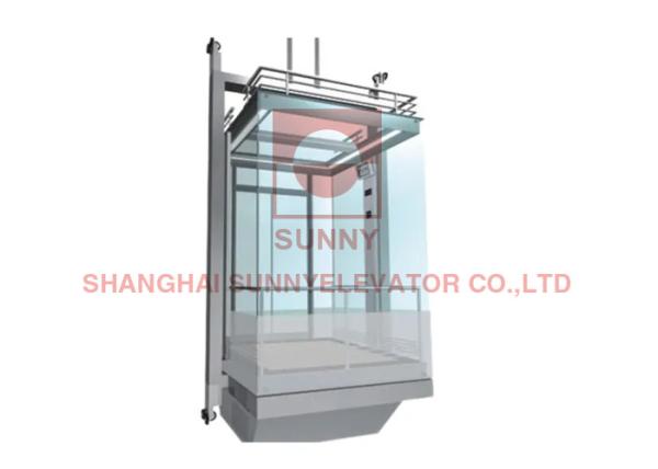 Observation Elevator Stainless Steel Villa / Passenger Lift Elevator / Lift