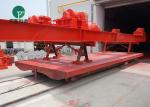 Custom Heavy Duty Electric Power Mold Transport Flat Rail Cart In Die Shop
