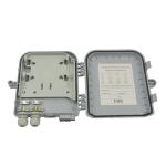 Wall Mounted Fiber Optic Distribution Box Plastic 8 Port For Cassette Splitter